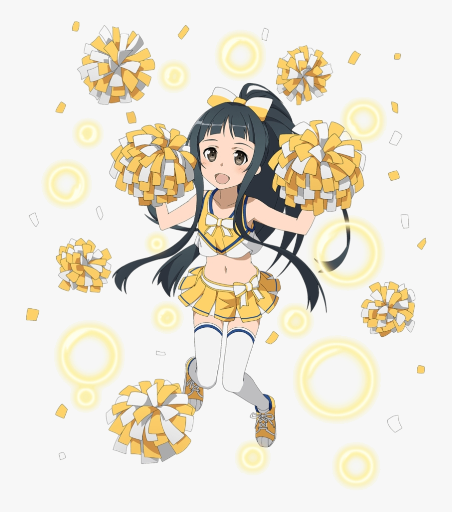 Sword Art Online Asuna Clipart Cheerleader Memory Defrag - Sword Art Online Memory Defrag Yui, Transparent Clipart