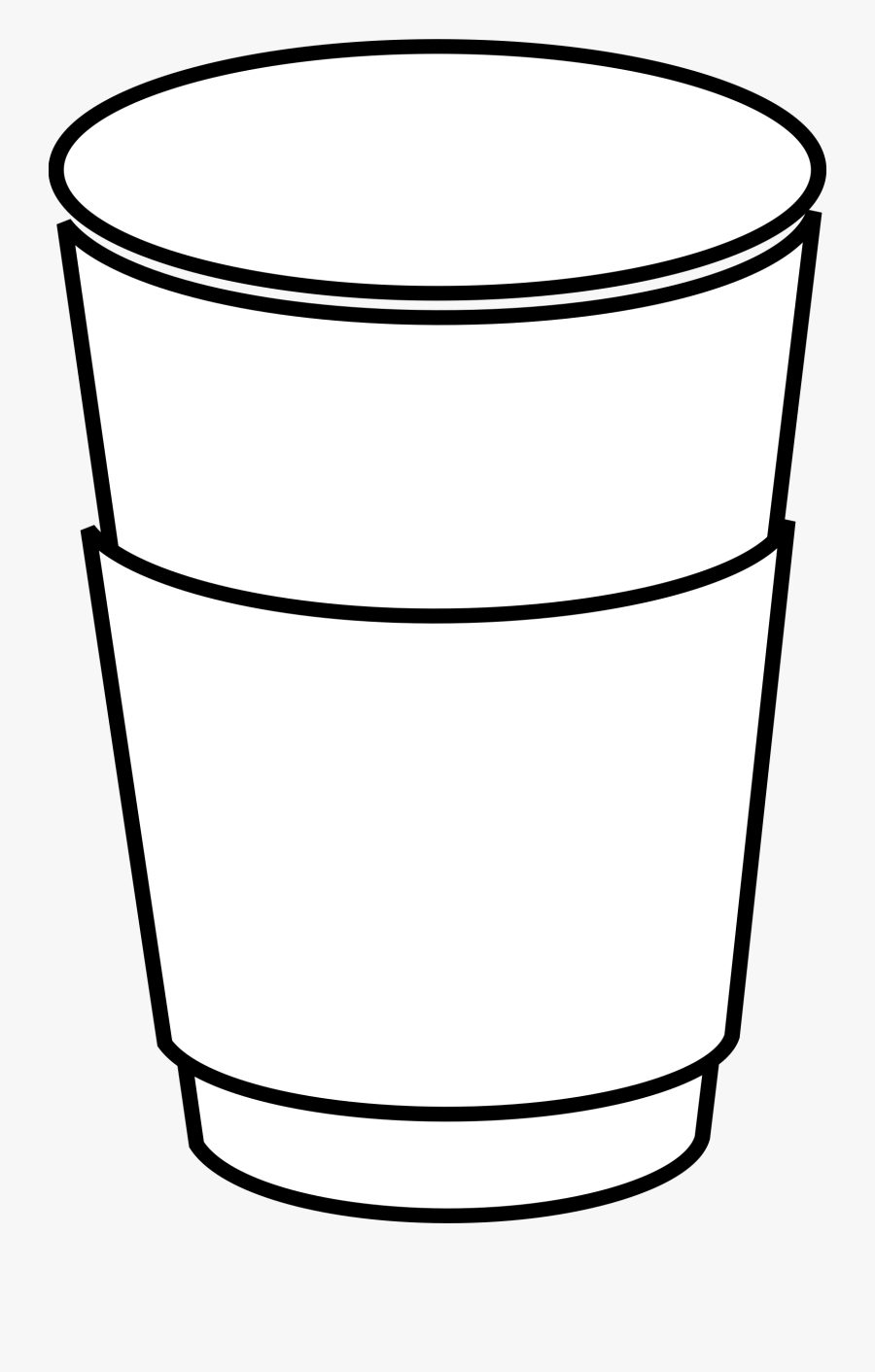 Coffee Cup Clipart Paperffee Cup - Starbucks Cup Logo White And Black, Transparent Clipart