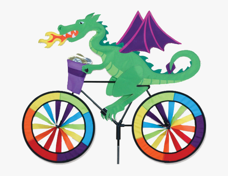Clipart Bicycle Toy Bike - Dragon Riding A Bike, Transparent Clipart