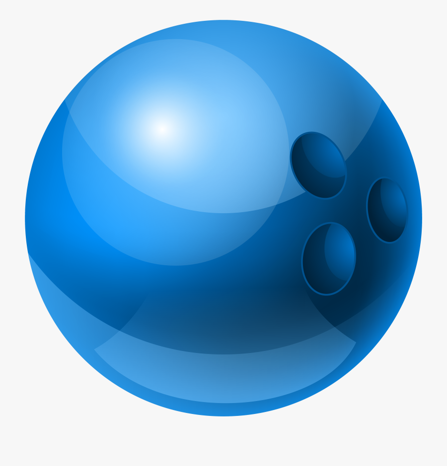 Blue Bowling Ball Png Clipart - Blue Bowling Ball Png, Transparent Clipart