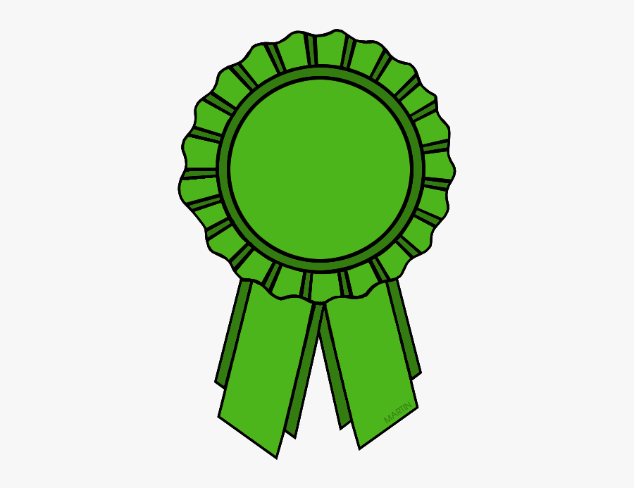 Ribbon Clipart Green - Red Award Ribbon Clipart, Transparent Clipart