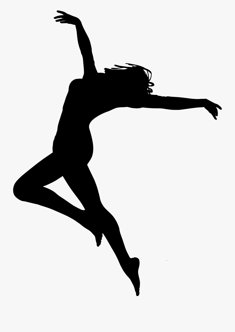 Clipart - Woman Dance Silhouette Png, Transparent Clipart