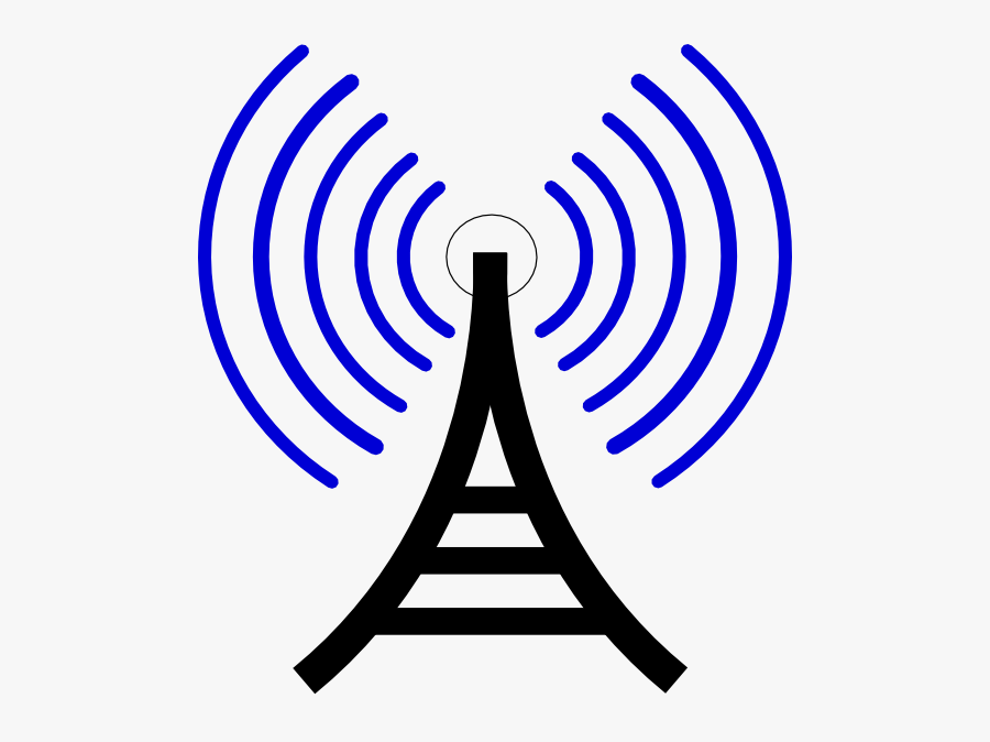 Radio Waves Clipart, Transparent Clipart