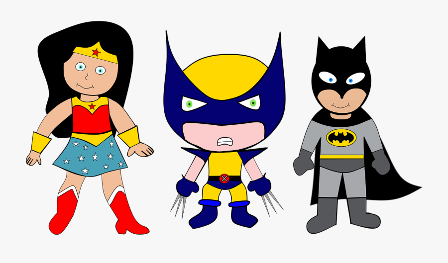 Cute Superhero Cliparts Shop - Heroes Super, Transparent Clipart