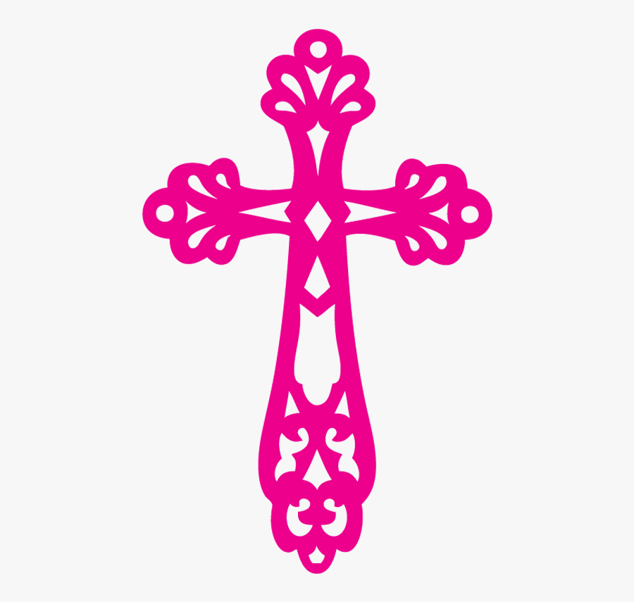 Thumb Image - Pink Baptism Cross Clipart, Transparent Clipart