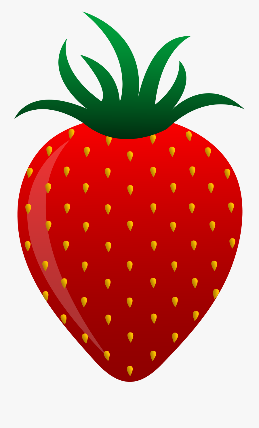 Red Strawberry Vector Art - Strawberry Clipart, Transparent Clipart