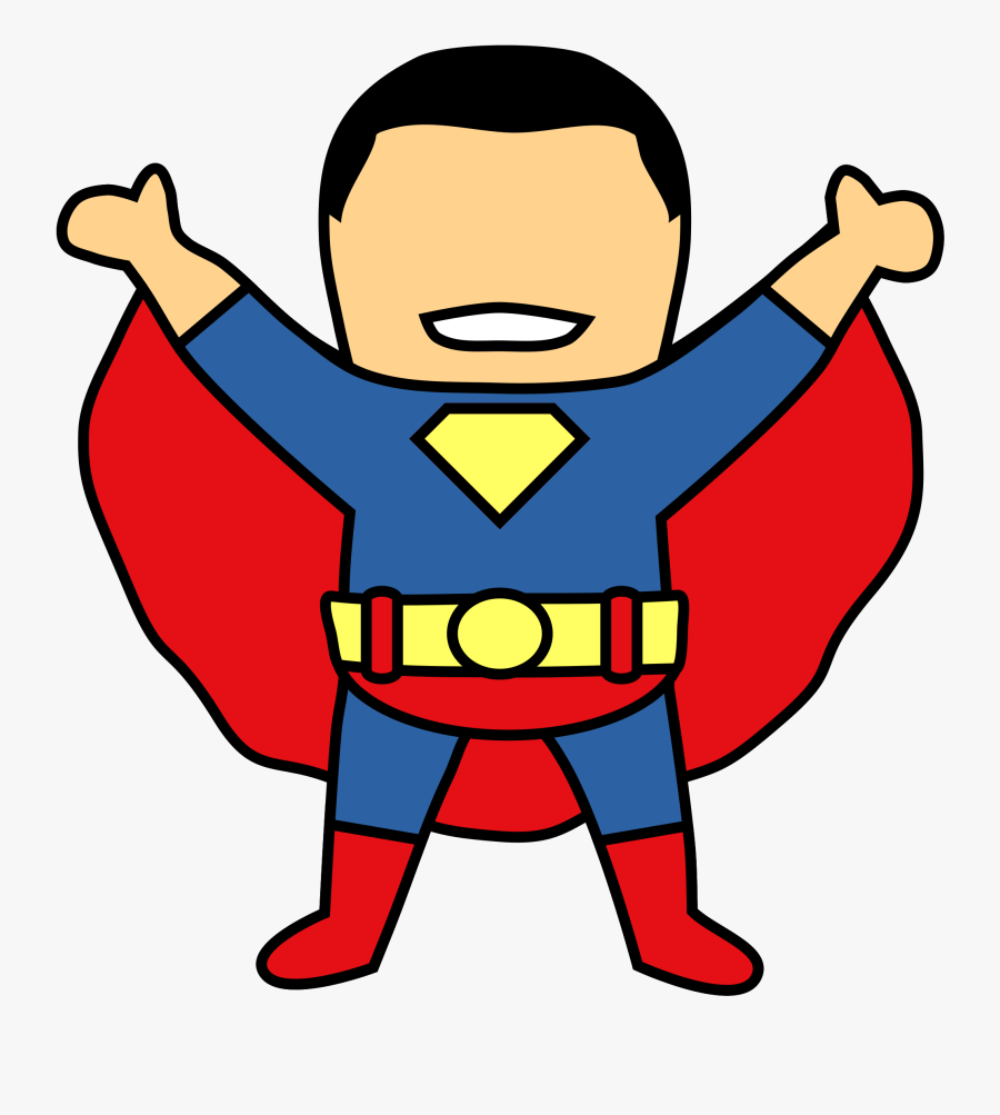 Superman Clipart, Transparent Clipart