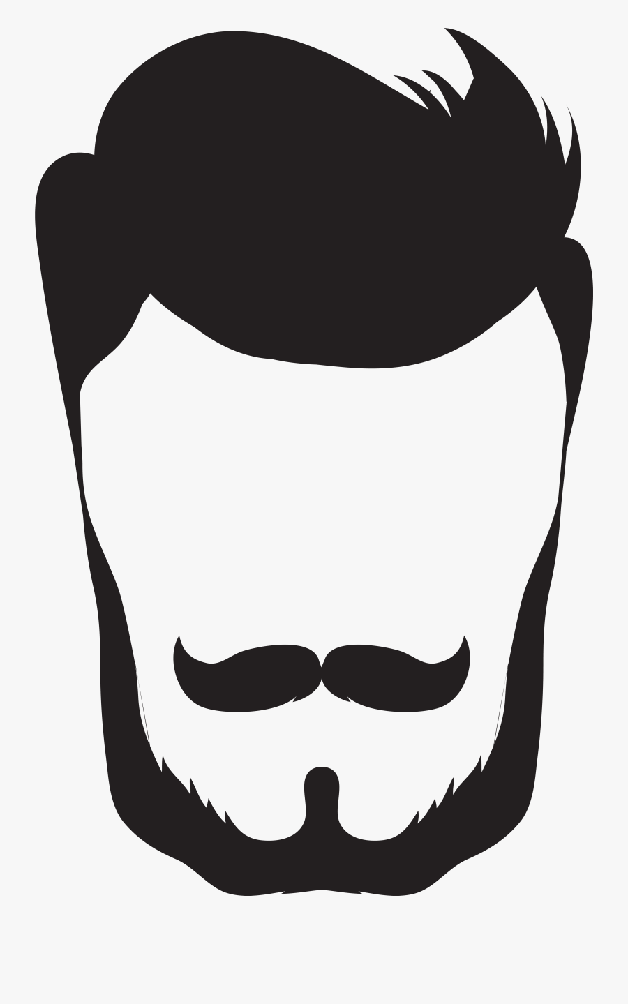 Beard Clipart Full Beard - Hipster Hair Beard Png, Transparent Clipart