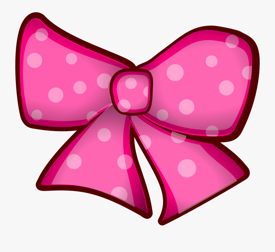 Heart Ribbon Clipart - Hair Bows Clipart, Transparent Clipart