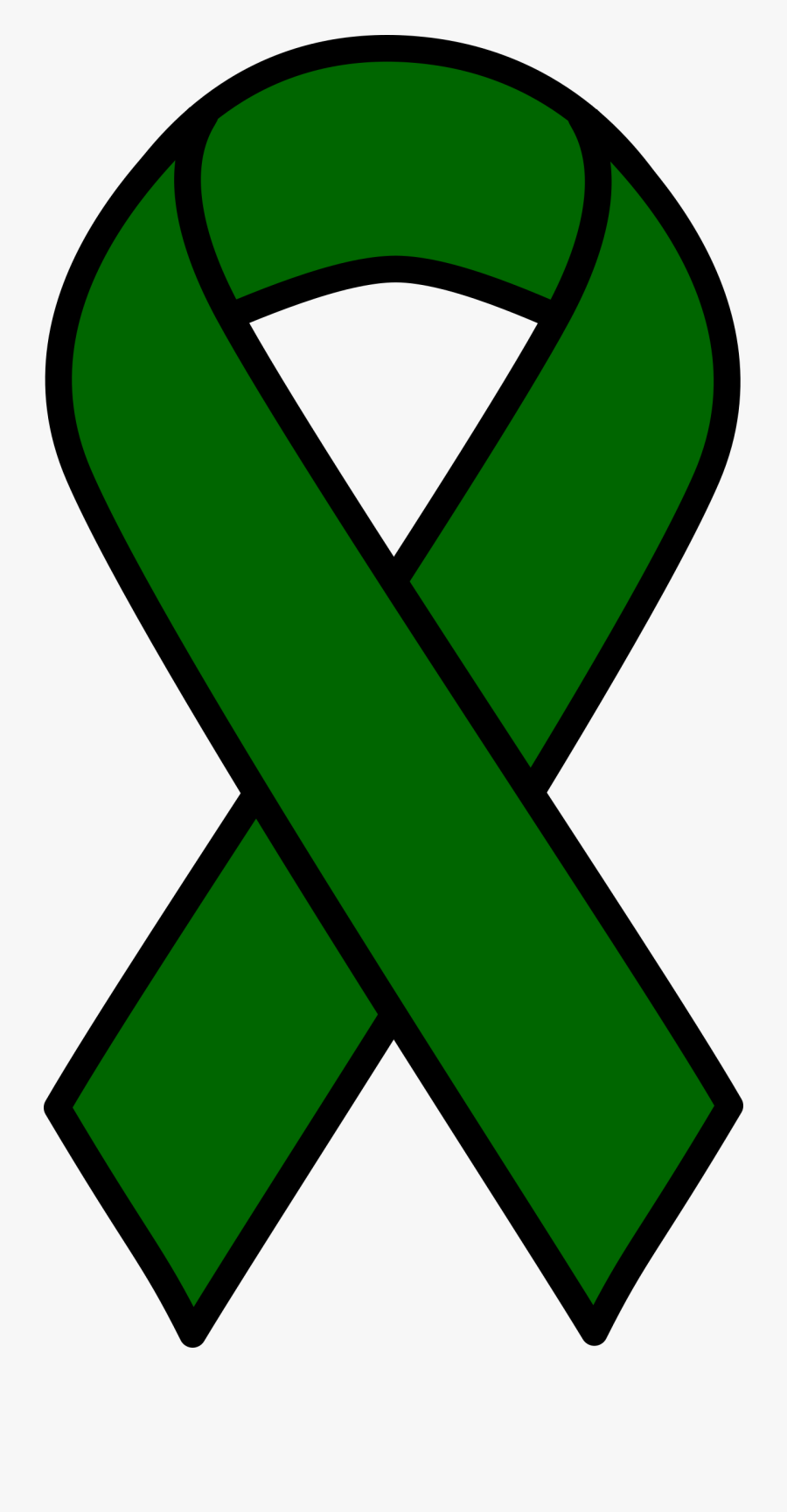 Clipart Emerald Liver Cancer Ribbon - Transparent Liver Cancer Ribbon, Transparent Clipart