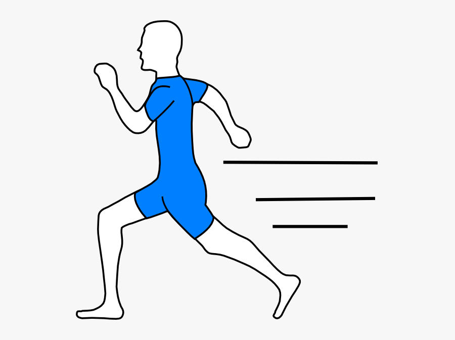 Draw A Running Man, Transparent Clipart