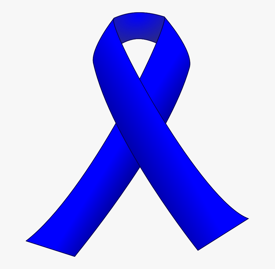 Black Ribbon Awareness Ribbon Clip Art - Purple Cancer Ribbon Svg, Transparent Clipart