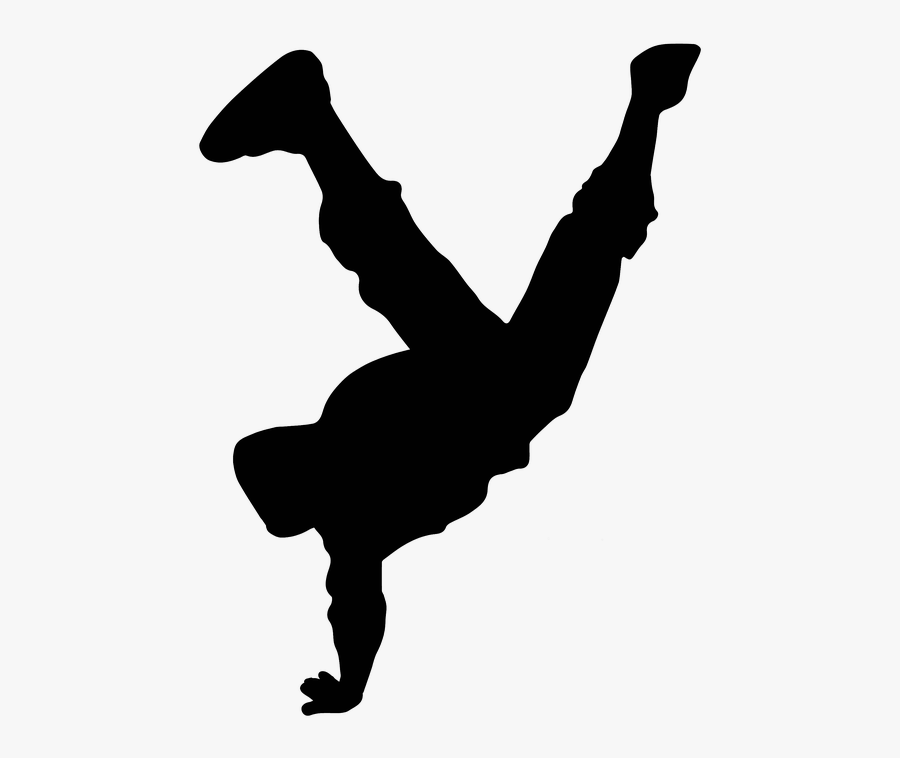Transparent Dancer Clip Art - Hip Hop Silhouette Png, Transparent Clipart