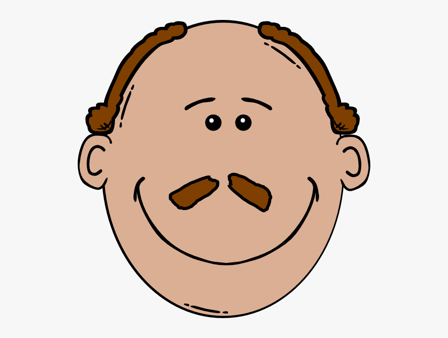 People Face Cartoon, Transparent Clipart