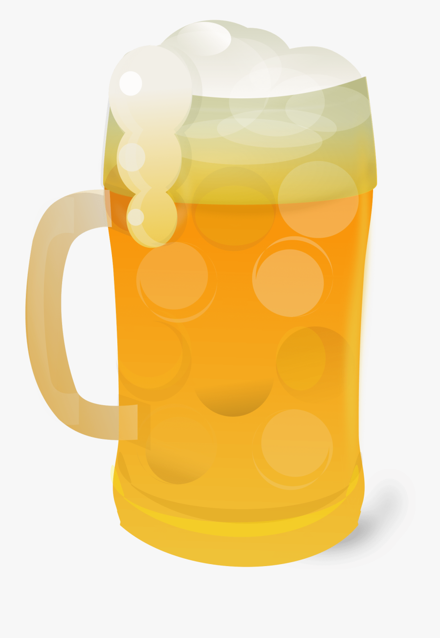 Free Beer Mug Clip Art - Clipart Beer Pint Glass, Transparent Clipart
