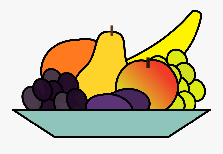 Free Fruit And Vegetables Clipart - Clipart Fruit Bowl, Transparent Clipart