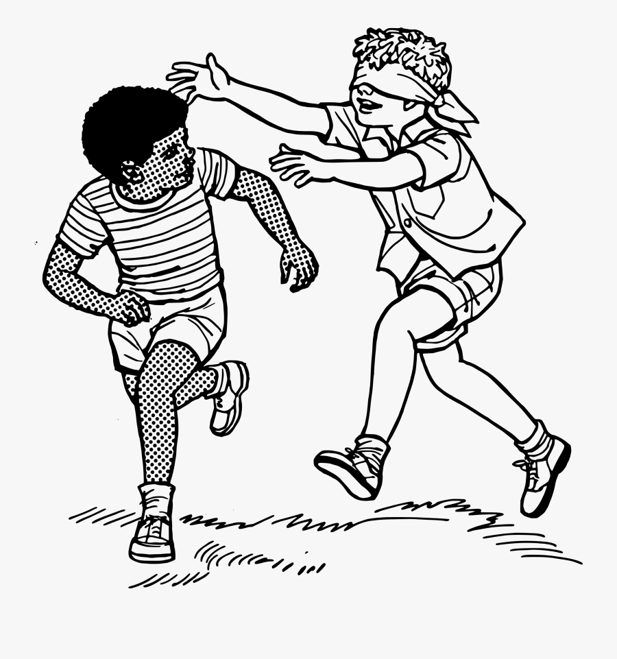 Boys Running - Jeux De Cache Cache, Transparent Clipart