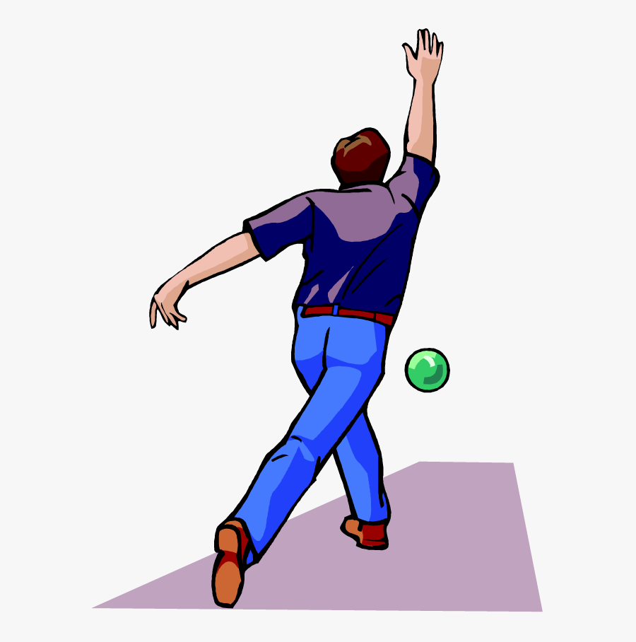 Free Person Bowling Vector Clip Art Image From Free - Guy Bowling Clipart Png, Transparent Clipart