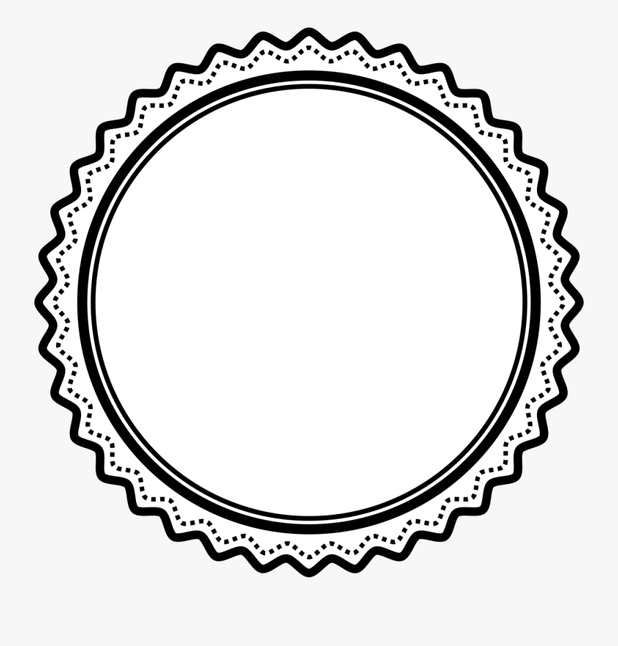 Award Ribbon Clipart Black An - Vintage Frames Vector Png, Transparent Clipart