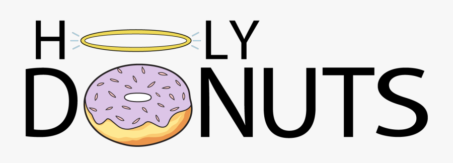 Holy Donuts Logo, Transparent Clipart