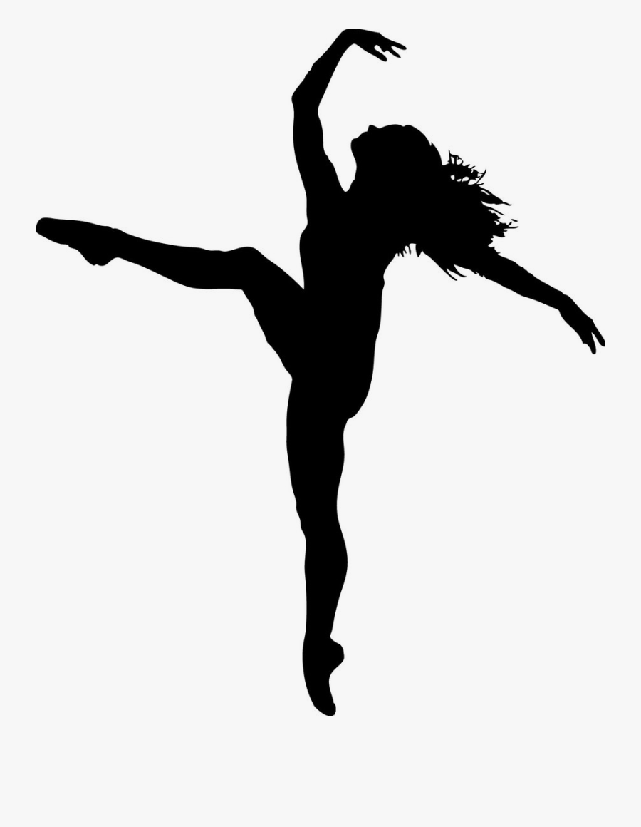 Dance Clipart Ballet Jazz - Hip Hop Dance Silhouette, Transparent Clipart