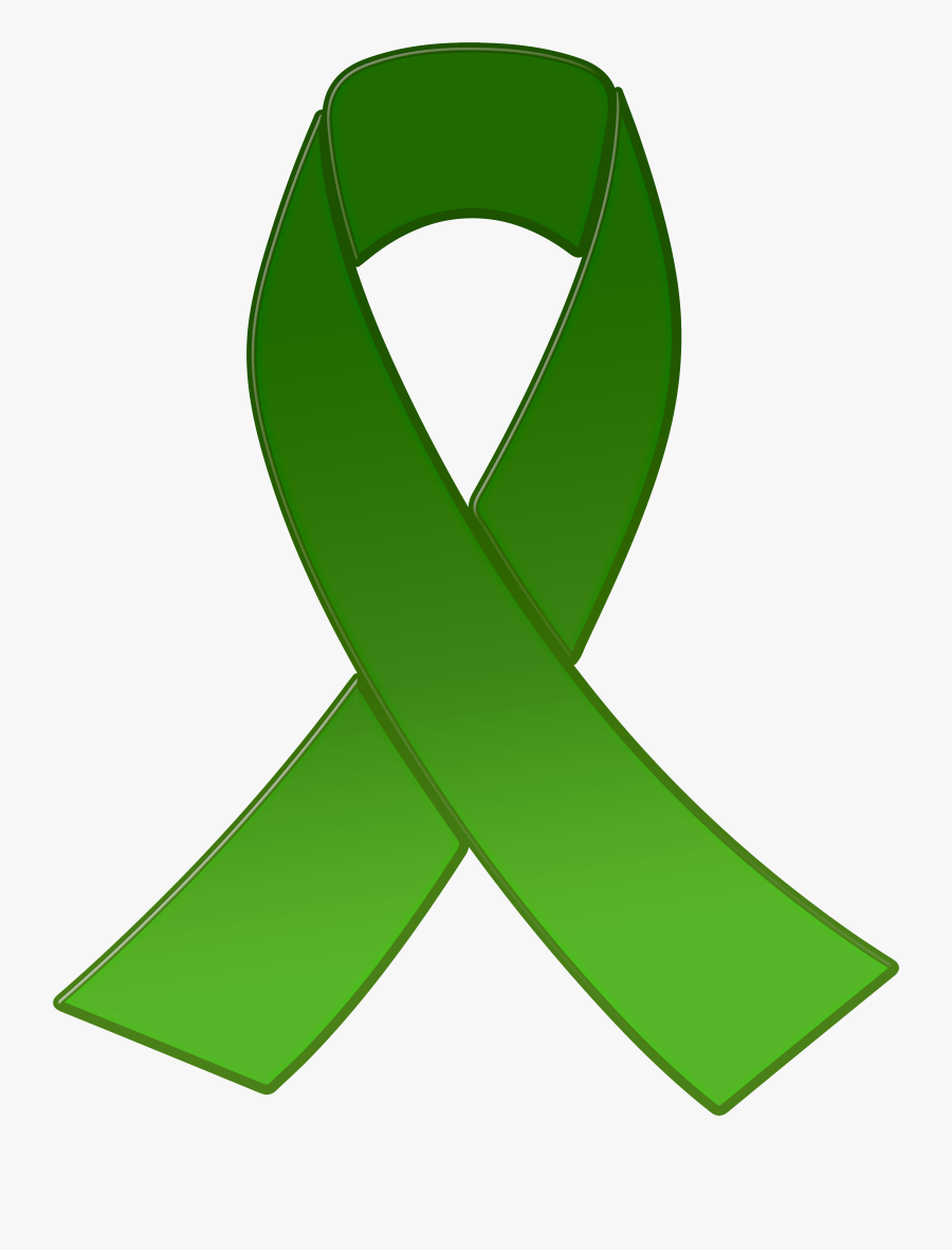 Green Awareness Ribbon Png Clipart, Transparent Clipart