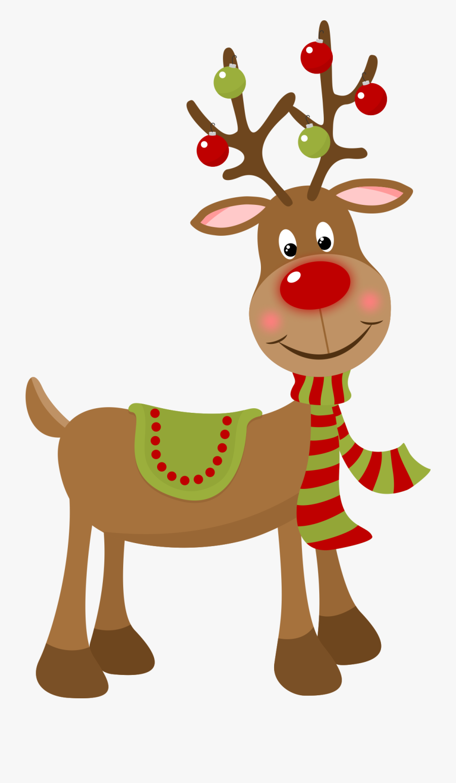 Transparent Background Reindeer Clipart, Transparent Clipart