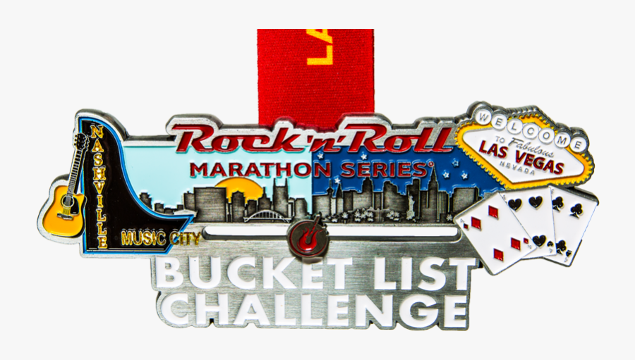 Running Clipart Roll Marathon - Rock And Roll Marathon Nashville Medals, Transparent Clipart