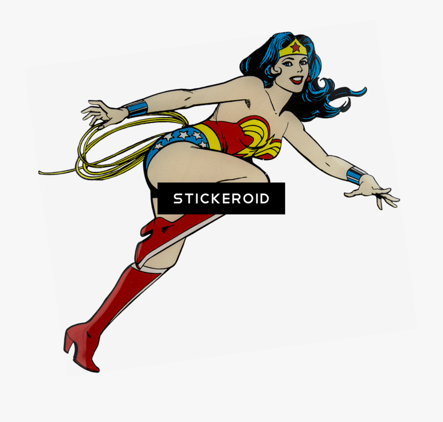 Wonder Woman Vintage - Wonder Woman Transparent Comic, Transparent Clipart