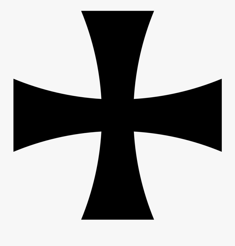Maltese Cross Silhouette - German Air Force Logo , Free Transparent