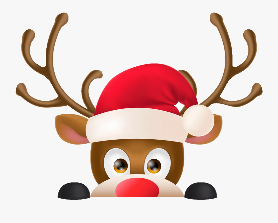 Sticker Interrupteur Renne De Noel Ambiance Sticker - Christmas Reindeer Transparent, Transparent Clipart