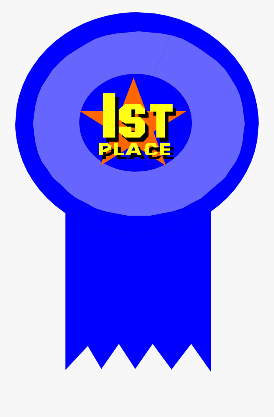 1st Place Award Ribbon Clipart - 1st Place Ribbon Transparent, Transparent Clipart