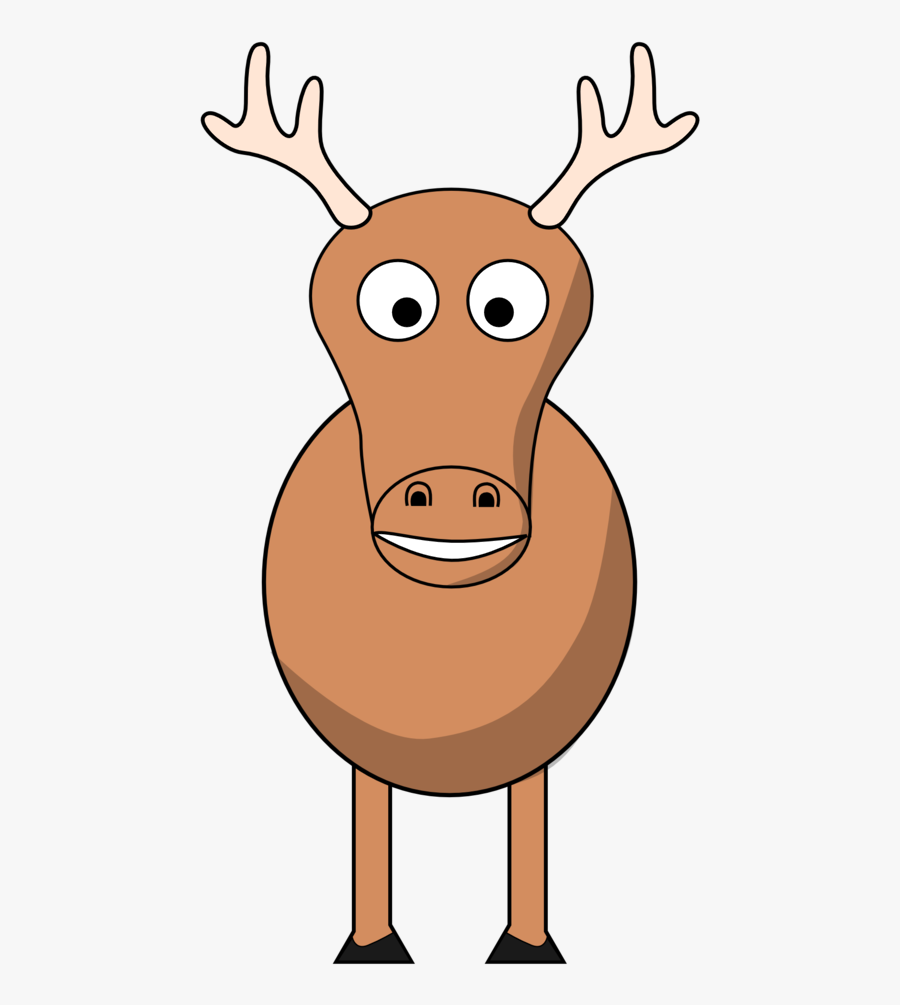 Fat Reindeer Clipart Santa Claus Free Transparent