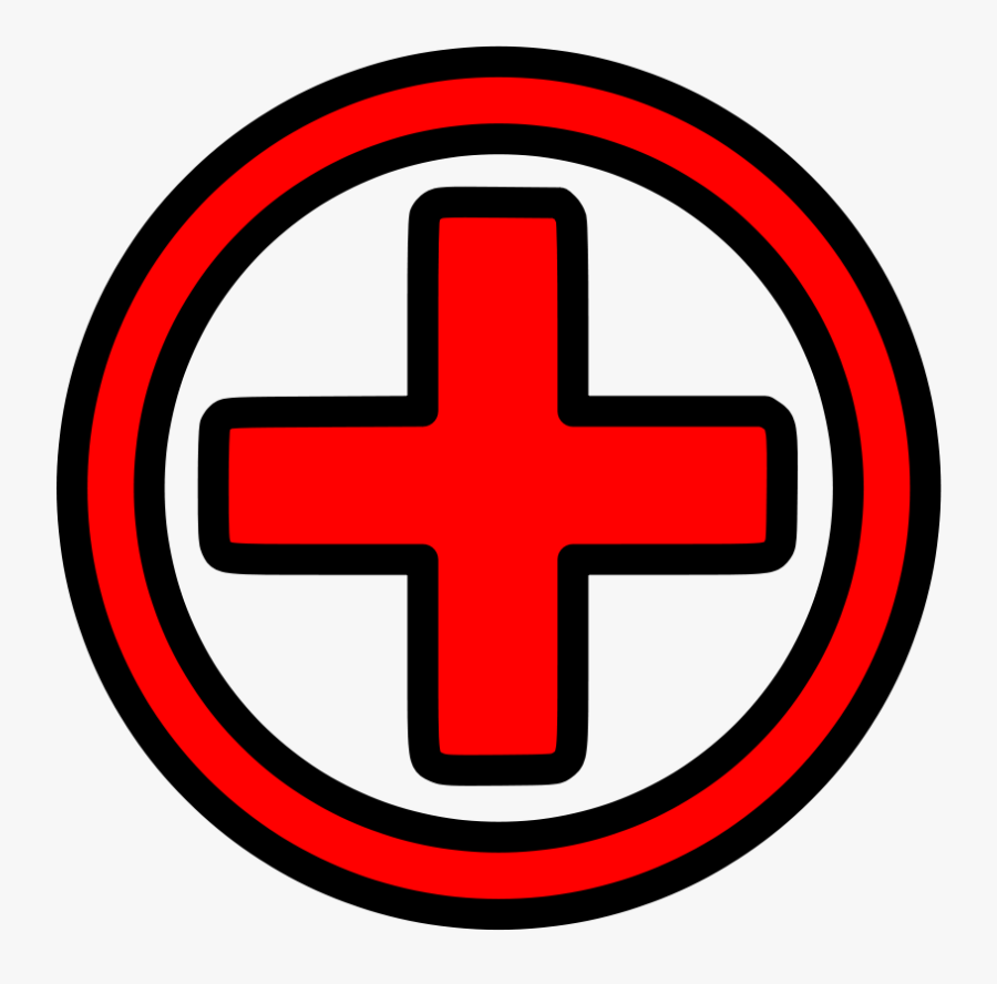 First Aid Clipart Cross - Cartoon First Aid Sign, Transparent Clipart