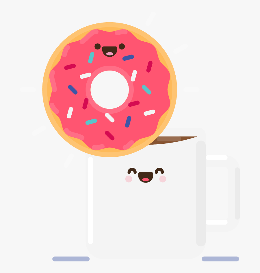 Doughnut Clip Art - Donut Clipart With Face, Transparent Clipart