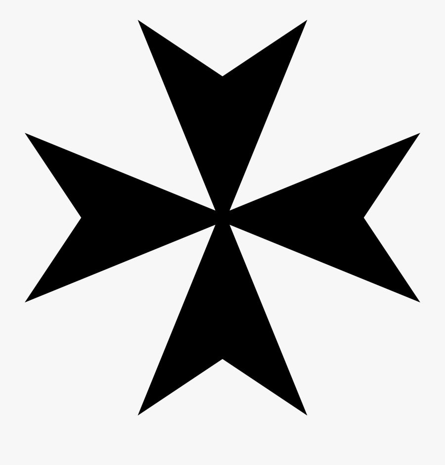 Firefighter Maltese Cross Clipart - Lost Colony Of Roanoke Cross, Transparent Clipart