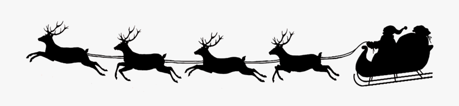 Silhouettes - May You Never Be Too Old To Search The Skies On Christmas, Transparent Clipart