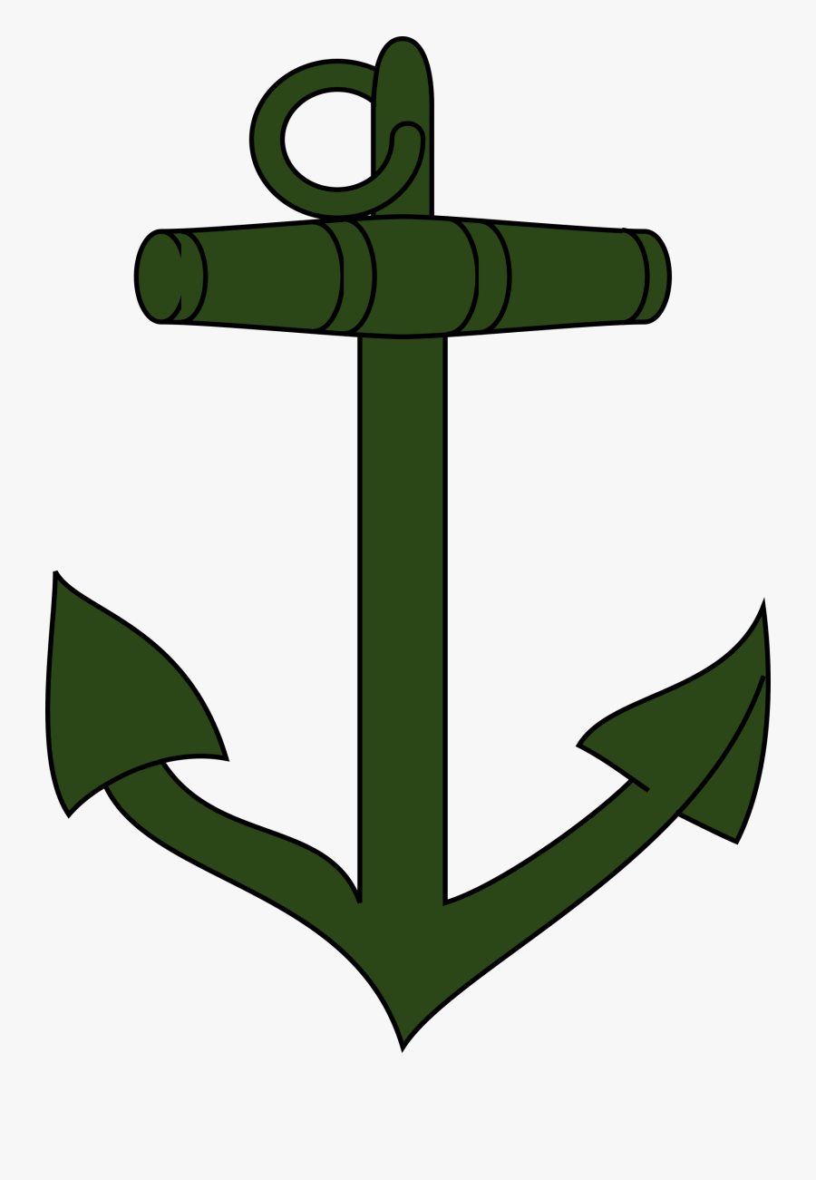 Free Of Green Anchor Vector Clipart - Green Anchor Clipart, Transparent Clipart