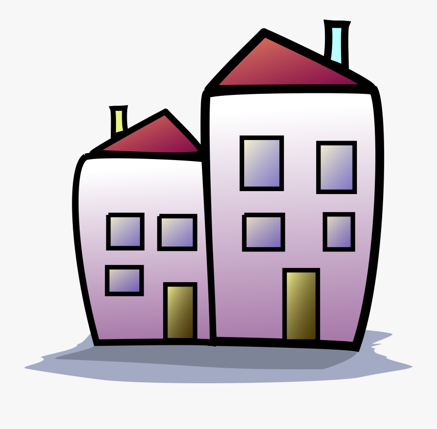 House Clipart Apartment - Apartment Clipart, Transparent Clipart