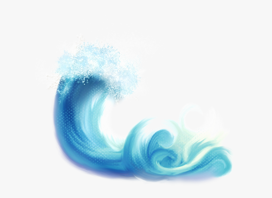 Transparent Ocean Wave Clipart - Wave Transparent Background, Transparent Clipart