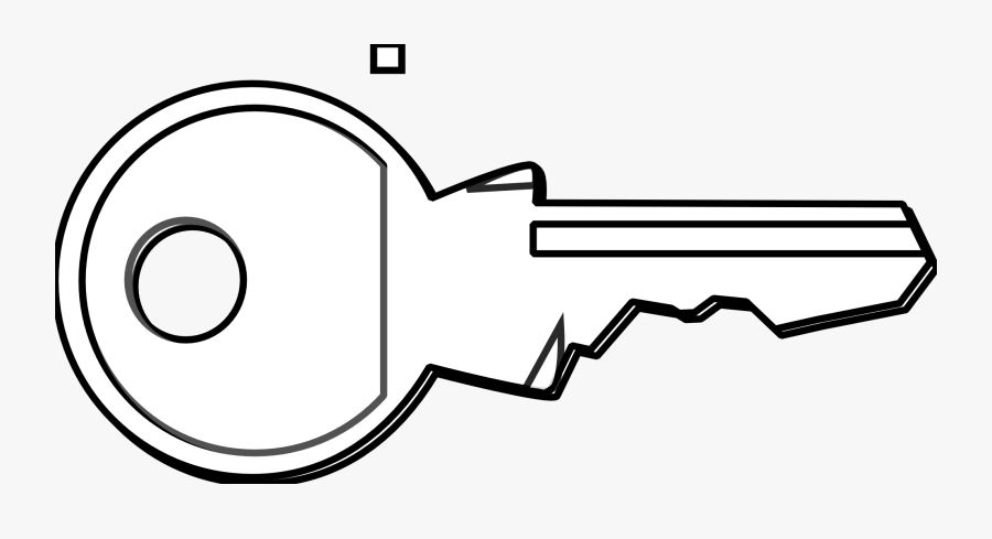 Key Clipart Black And White - Black And White Key Clipart, Transparent Clipart