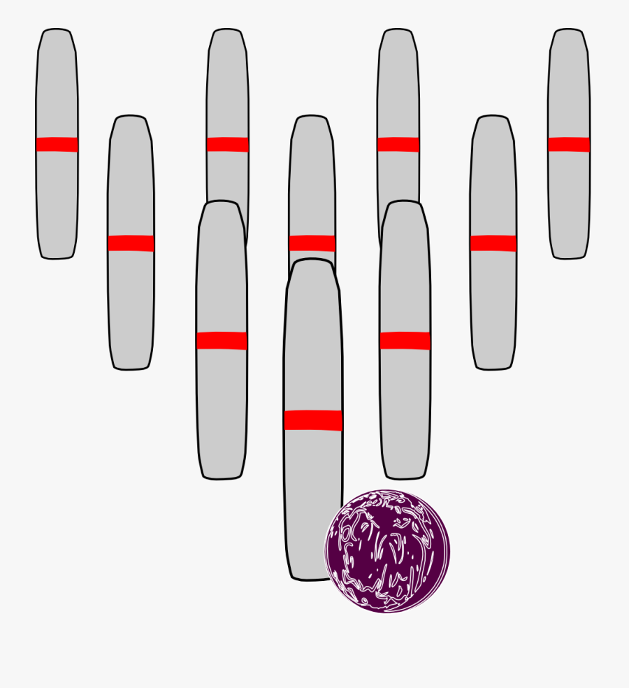 Hand,finger,line - Candlepin Bowling Pin Layout, Transparent Clipart