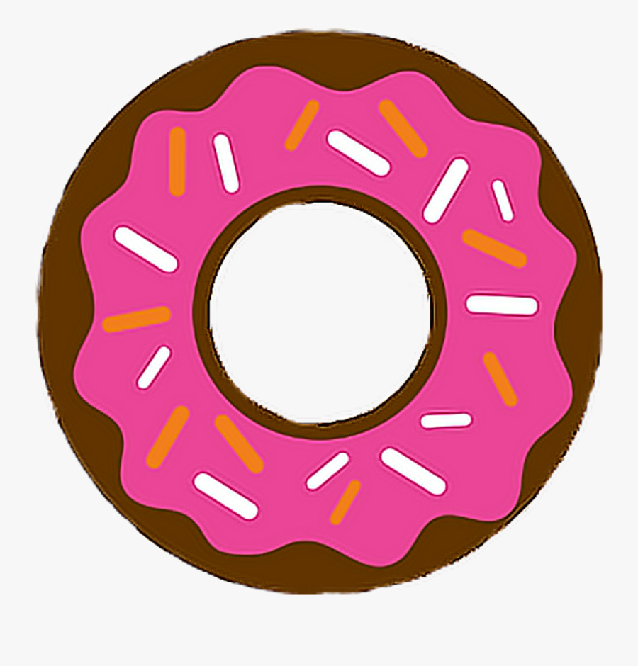 Donut Food Sweets Tasty Freetoedit - Doughnut, Transparent Clipart