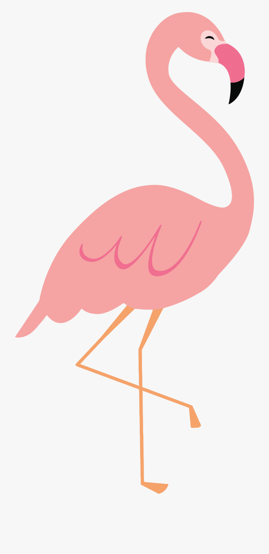 Flamingo Clip File - Free Svg Cut Flamingo, Transparent Clipart