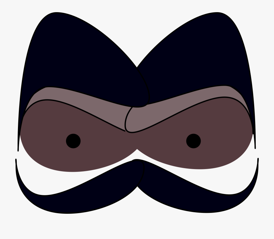 Mustache Clipart Eye - Mustache Scary, Transparent Clipart