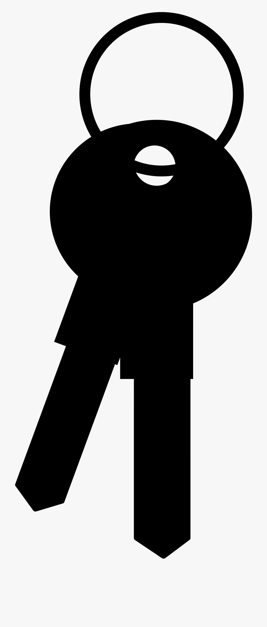 Transparent Clip Art Car - Keys Silhouette, Transparent Clipart