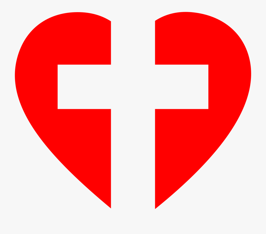 Cross And Heart Clipart At Getdrawings - Heart Cross Png Clip Art, Transparent Clipart