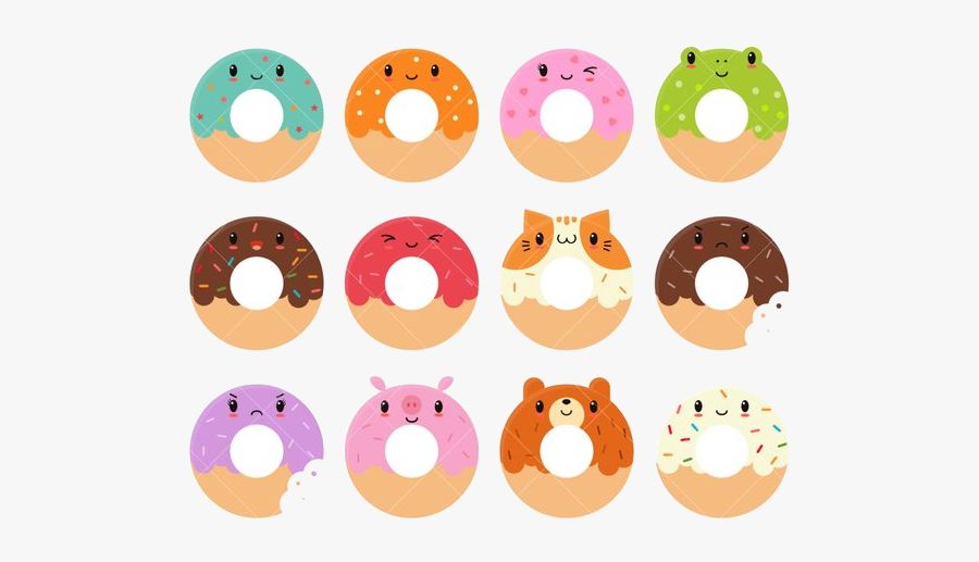 Donut Kawaii Cute Doughnuts Clip Donuts Clipart Shop - Cute Donut Clipart Free, Transparent Clipart