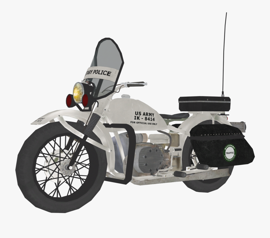 Police Clip Art - Sidecar, Transparent Clipart