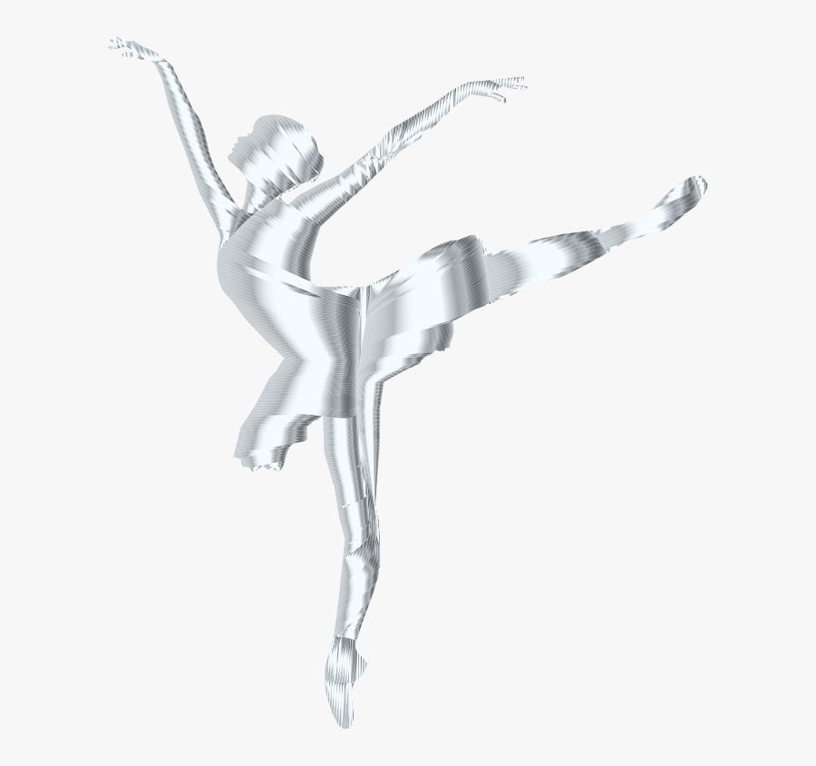Performing Arts,ballet Dancer,dance - Dancer Silhouette White Png, Transparent Clipart